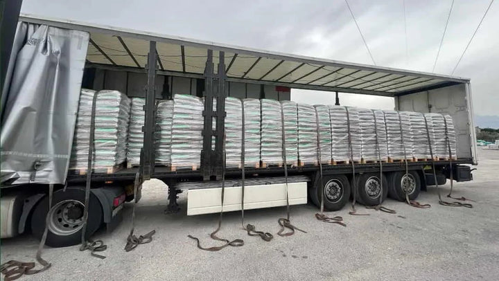 2 Camión con 24 palet de Naturpellet SACOS DE 15 KG certificado
